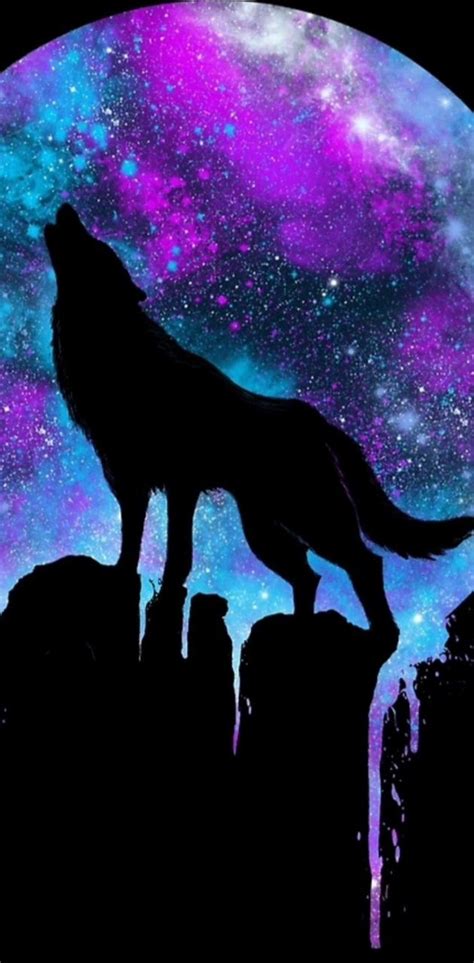 Purple Galaxy Wolf Wallpapers - Wallpaper Cave