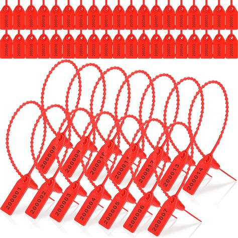 Amazon 1000 Pcs Plastic Tamper Seals Fire Extinguisher Tags