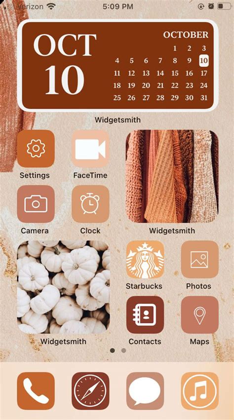 Aesthetic Fall IOS Home Screen Ideas Pumpkins Sweaters I Take You