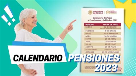 Calendario De Pagos Para Pensionados Y Jubilados Pensiones