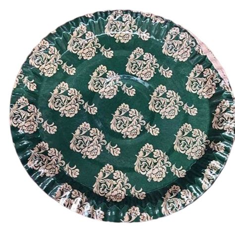 12 Inch Printed Paper Plate At Rs 2 5 Piece Patterned Paper Plate In