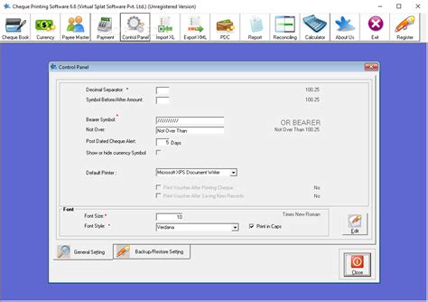 Download Cheque Printing Software 6.6