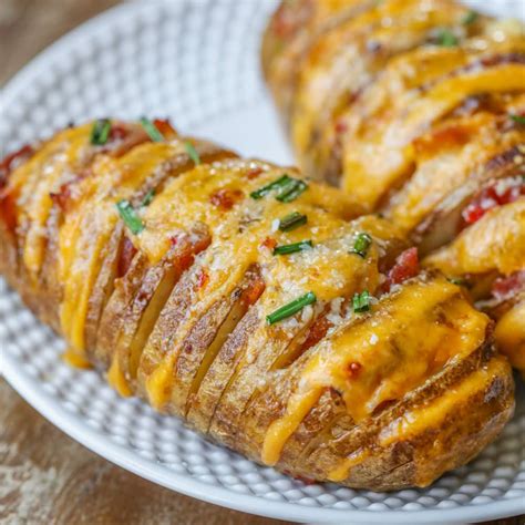 Cheesy Hasselback Potatoes Recipe | Lil' Luna