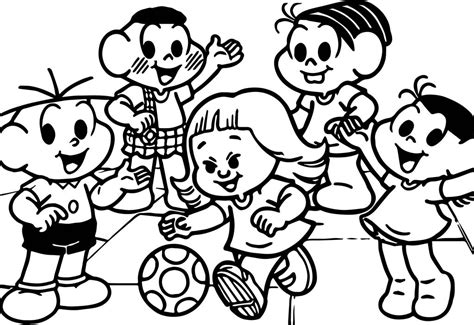 Featured Inclusion Social Turma Da Monica Coloring Page