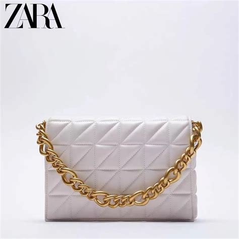 Zara Beautylife Bolsa De Couro Feminina Al A De Metal Tamanho