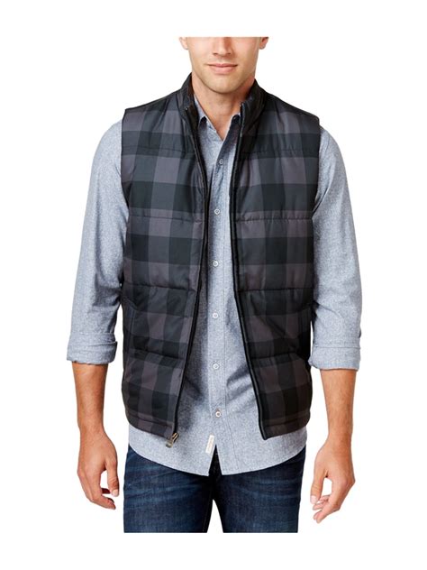 Weatherproof Mens Vintage Plaid Puffer Vest - Walmart.com