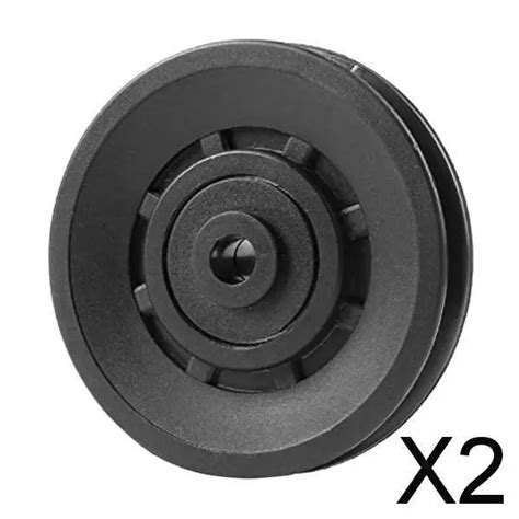 2XBEARING PULLEY WHEEL For Cable Machine Fitness Workout Hole 10mm 11