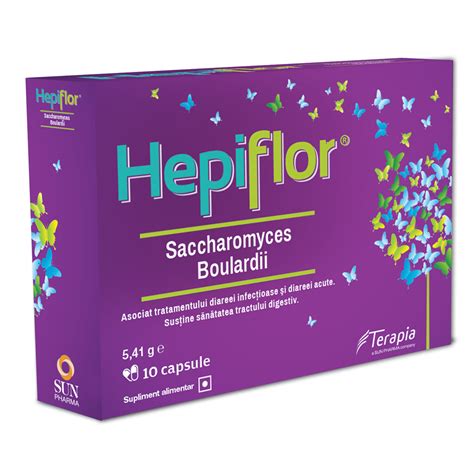 Hepiflor Saccharomyces Boulardii 10 Plicuri Terapia Farmacia Tei Online