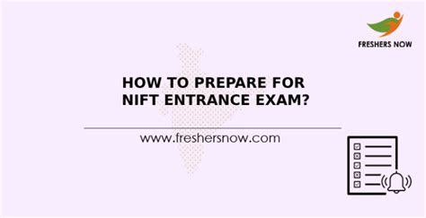 How To Prepare For Nift Entrance Exam 2025 Preparation Tips