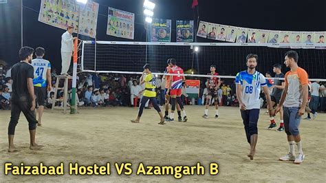 Faizabad Hostel VS Azamgarh B All Up Volleyball Tournament Saraimir