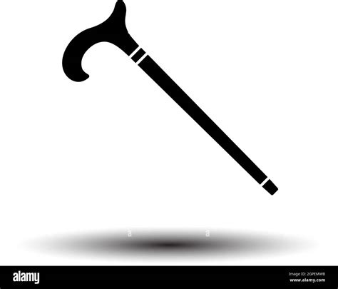 Walking Stick Icon Stock Vector Image And Art Alamy