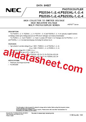 Ps L Datasheet Pdf Nec