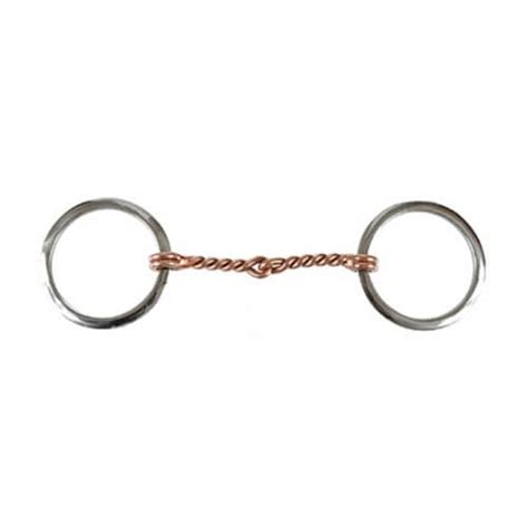 Copper Twisted Wire Ring Snaffle Bit 1 Kroger