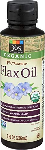 365 Everyday Value Organic Filtered Flax Oil 8 Fl Oz Pricepulse