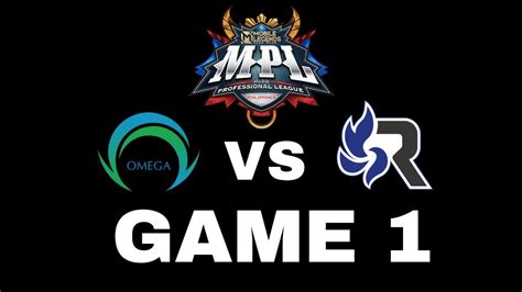 OMEGA VS RSG PH GAME 1 MPLPH S10 WEEK 1 DAY 1 OMEGA VS RSH PH GAME 1