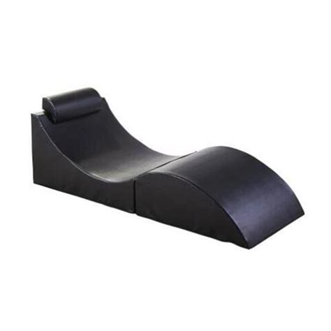 S Shaped Foldable Sex Sofa Multi Function Erotic Postural Aid Wood