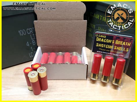 12 Gauge Dragons Breath Shotgun Shell 10x Pack