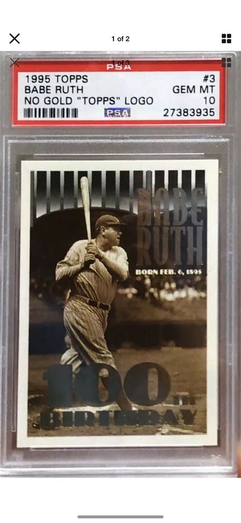 Babe Ruth Baseball Cards