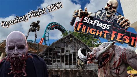 Fright Fest 2021 Six Flags Fiesta Texas Fright Fest Is Back Youtube