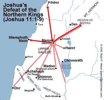 Maps For The Book Of Joshua Jesuswalk Bible Study Series