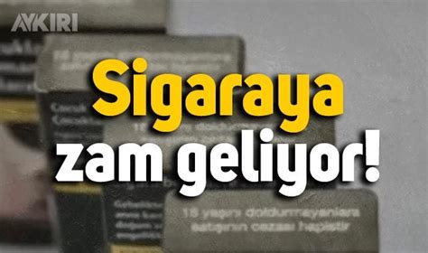 Sigaraya Zam Geliyor Ekonomi AYKIRI Haber Sitesi