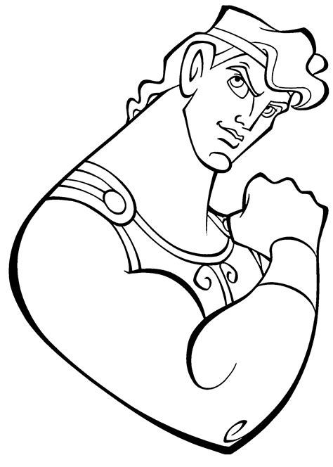 Coloriage Hercule Imprimer