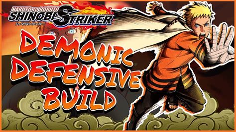 Hokage Naruto Demonic Defense Type Build Naruto To Boruto Shinobi