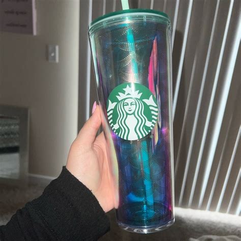 Starbucks Dining Starbucks Iridescent Siren Tail Tumbler Poshmark