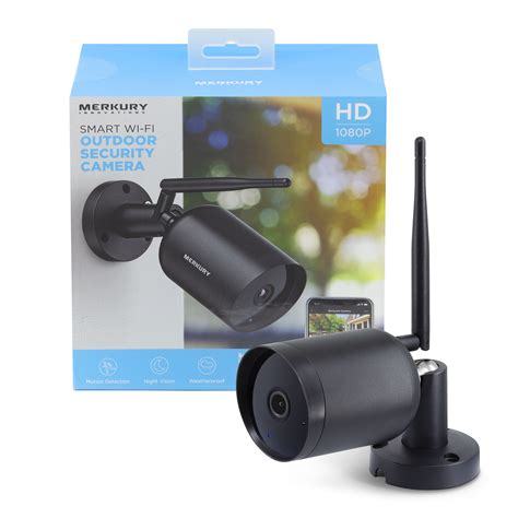 Merkury Innovations Smart Outdoor Camera P Weather Resistant