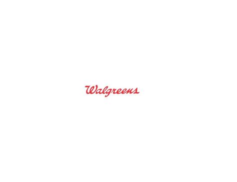 Walgreens Logo Design