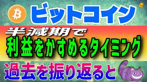 【ビットコイン・btc】ビットコインの半減期で利益を得る方法【仮想通貨】 Youtube