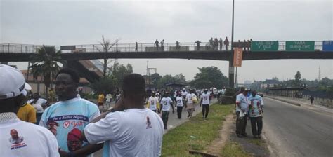 Photos Mc Oluomo Holds Five Million Man Walk For Tinubu