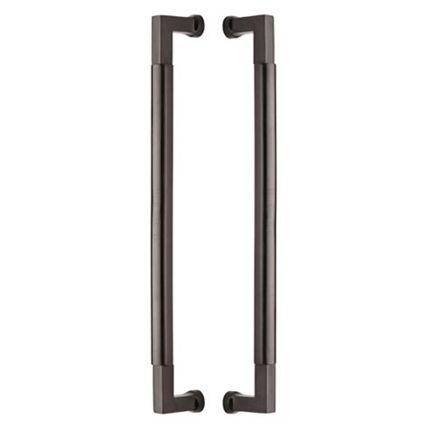 Heritage Brass Door Pull Handle Bauhaus Design 483mm Matt Bronze Finish