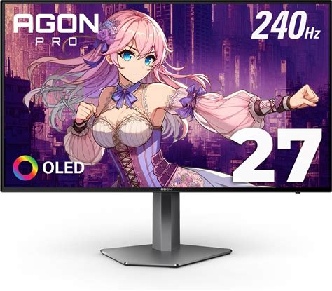 Aoc Agon Pro Ag276qzd 27 Oled Tournament Gaming Monitor 2560x1440 240hz 003ms G