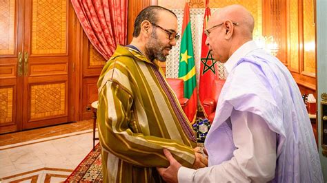 Mohamed Vi Recibe En Casablanca Al Presidente De Mauritania