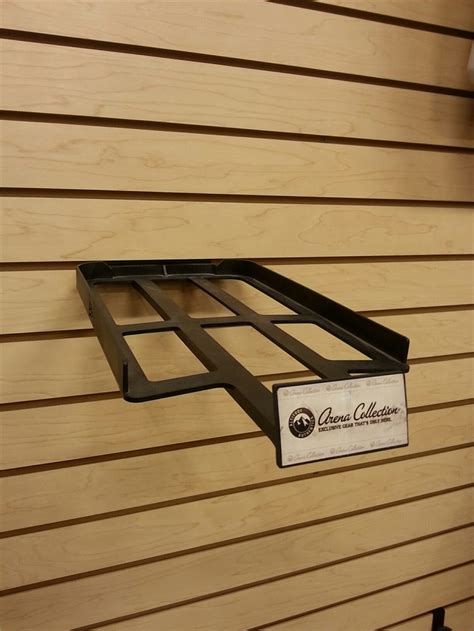 Custom slat wall hat shelves, slatwall hatdisplay, slatwall shoe shelf ...