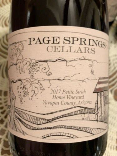 Page Springs Cellars Home Vineyard Petite Sirah Vivino Us