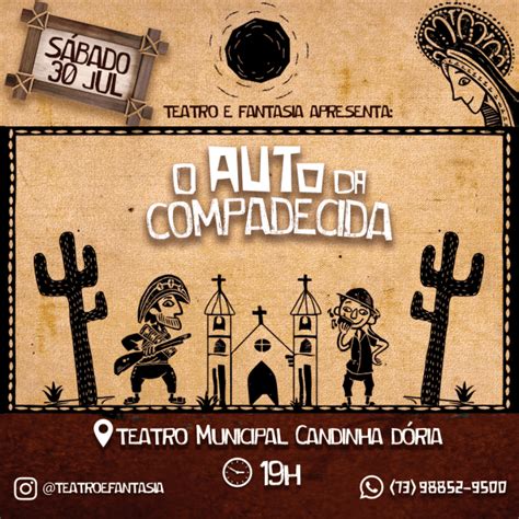 Pe A Teatral O Auto Da Compadecida Em Itabuna Em Itabuna Sympla