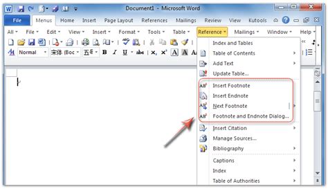 Where Is Footnote In Microsoft Office 2007 2010 2013 And 365