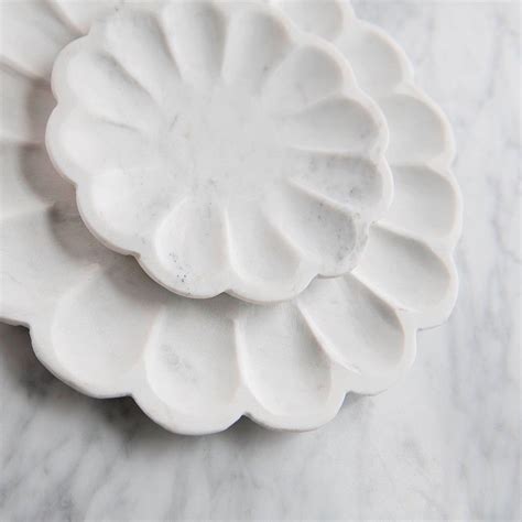 Scalloped Marble Tray Marble Tray Tray Scallop