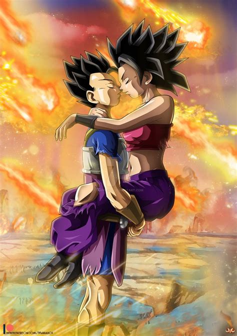 Caulifla X Cabba By Maniaxoi Dragon Ball Gt Dragon Z Dragon Ball Super Goku Dragon Ball