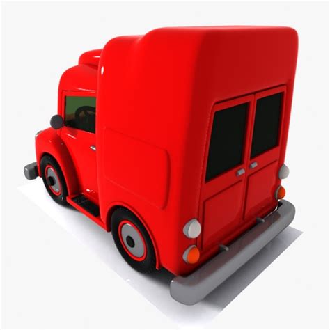 Cartoon Truck Toon 3d Model