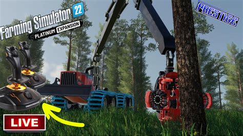 Live Becoming A Pro At Forestry With Dual Joysticks Farming