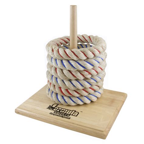 Buy Wooden Rope Quoits Lawn Game At Mighty Ape Nz