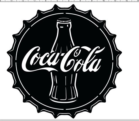 Tapa De Botella De Coca Cola Svg Archivo Dxf Uso Personal Y