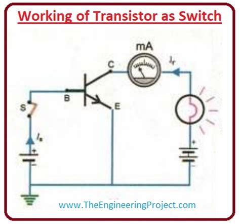 Transistor As A Switch The Engineering Projects