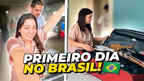 PRIMEIRO DIA NO BRASIL Como Vai Ser A Nossa Vida Agora Onde Vamos