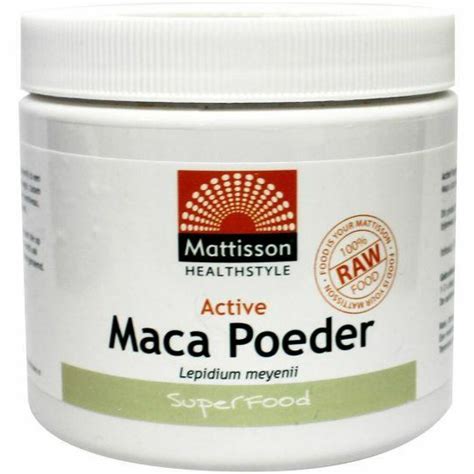 Mattisson Biologische Maca Poeder 300 Gram Plein Nl