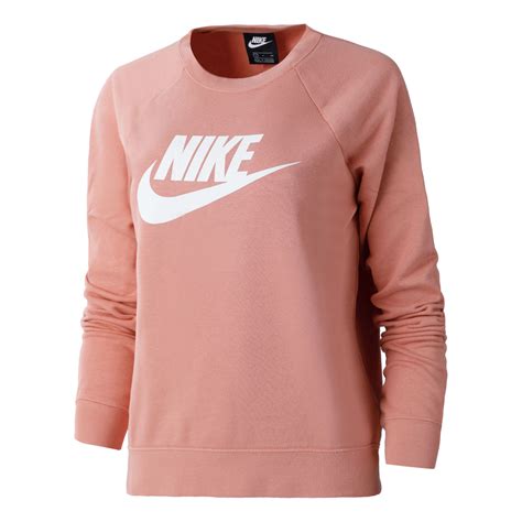 Nike Sportswear Essential Crew Sweatshirt Damen Apricot Weiß Online