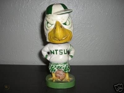 Vintage UNT NTSU EAGLES MASCOT Bobblehead Nodder TEXAS | #36349547